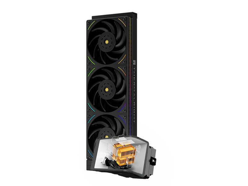 Жидкостная система охлаждения Thermalright Hyper Vision 360 Argb Black/ Display/ all Intel/AMD