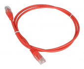 Патч-корд Lanmaster TWT-45-45-3.0-RD UTP RJ-45 вил.-вилка RJ-45 кат.5E 3м красный ПВХ (уп.:1шт)
