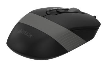 Мышь A4Tech Fstyler FM10 черный/серый оптическая 1600dpi USB 4but (FM10 GREY)