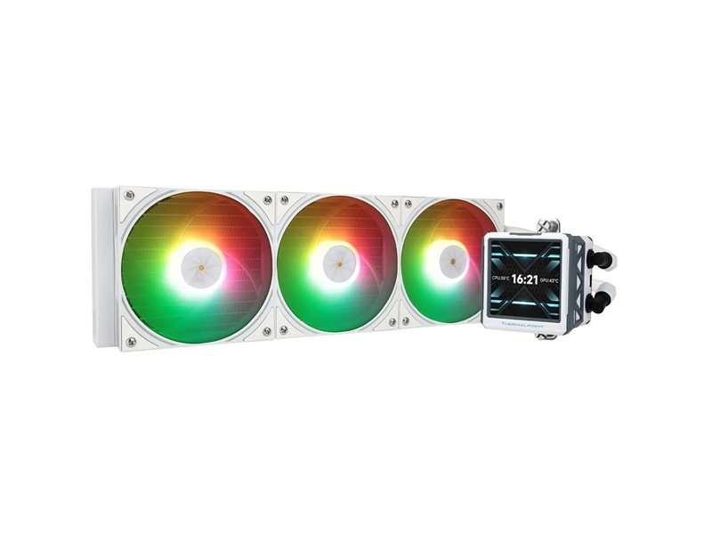 Thermalright Система водяного охлаждения Frozen Warframe 360 Ultra ARGB Black / 3x120mm ARGB PWM Fans / TRFW360UAB