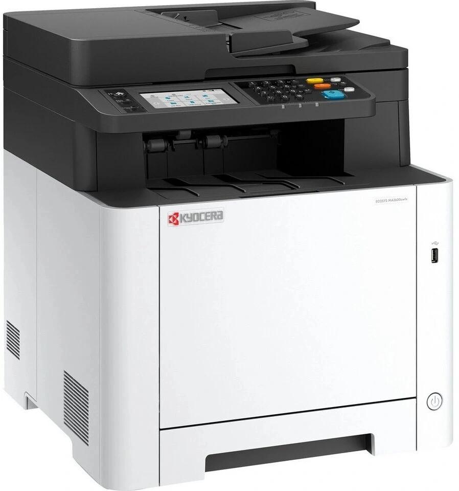 МФУ лазерный Kyocera Ecosys MA2600cwfx (110C0D3NL0/110C0D3NL1) A4 Duplex WiFi белый