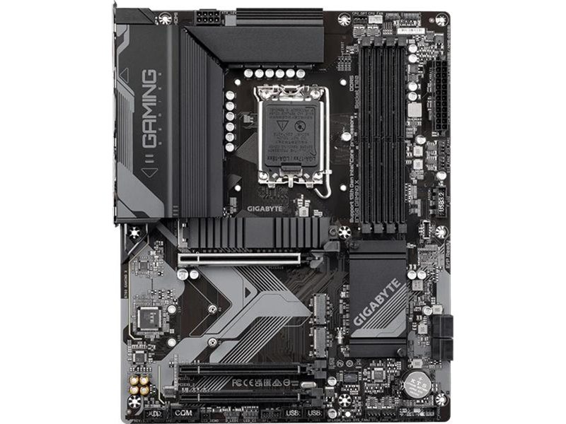 Материнская плата MB GIGABYTE INTEL B760 s1700, 4xDDR5(192GB), HDMI 2.0/DP, 1xPCIe 4.0x16, 2xPCIe 3.0x16, 1xLAN (2.5GbE), 4xSATA 6Gb/s, 3xM.2, 1xUSB-C, 2xUSB 3.2, 5xUSB 2.0, ATX