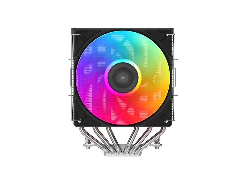 Кулер для процессора/ CPU Cooler SAMA A60L (265W, 4-pin PWM, 156.5mm, 6x6mm, ARGB, 2x120mm, 78CFM, 29dBA, 2200RPM, S: 1851/1700/1200/115X, AM5/AM4, silver)