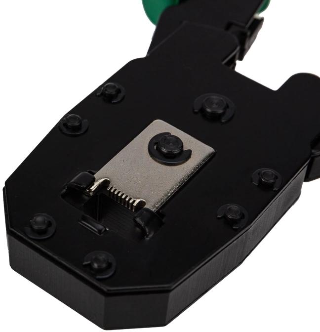 Инструмент обжимной Rexant HT-200 12-3441 для RJ-45/RJ-12/RJ-11 зеленый
