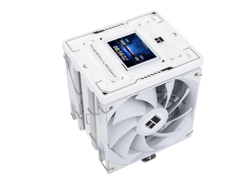 Thermalright Кулер Burst Assassin 120 Vision White  LGA115X/1200/1700/1851 (2x120mm PWM Fan, медное основание, 6 тепл. трубок 6мм) / TRBA120VW