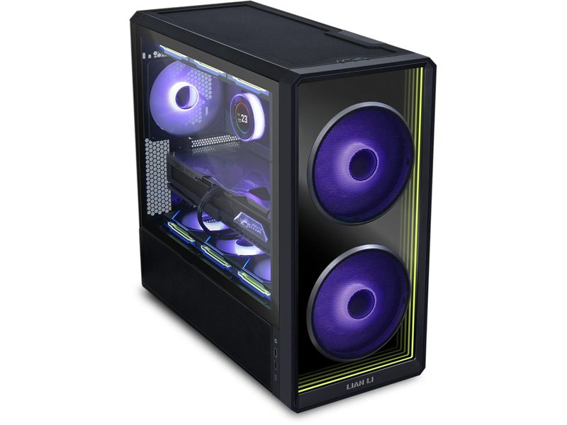 Корпус Lian-Li Lancool 217 Inf черный без БП ATX 9x120mm 2x140mm 2xUSB3.0 audio bott PSU