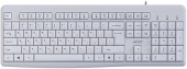 Клавиатура Acer OKW500 белый USB Multimedia (ZL.KBDEE.01S) кабель 1.8м