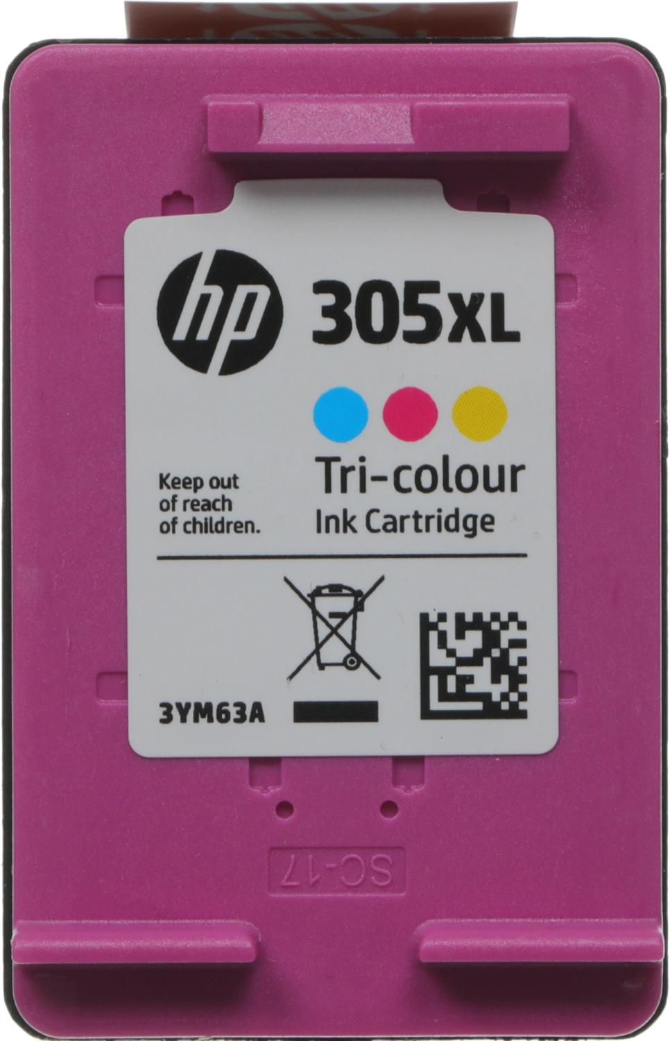 Картридж струйный HP 305XL 3YM63AE многоцветный печ.гол.в компл. (200стр.) (5мл) для HP DJ 2320/2710/2720