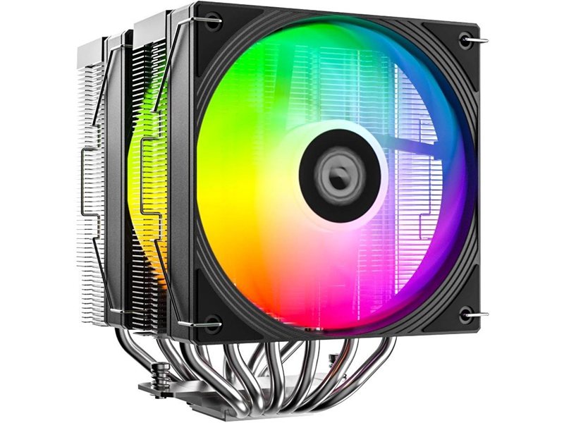 Устройство охлаждения(кулер) ID-Cooling Frozn A620 Pro Se ARGB Soc-AM5/AM4/1200/1700/1851 черный 4-pin 15-27.2dB Al+Cu 260W 1020gr Ret (FROZN A620 PRO SE ARGB)