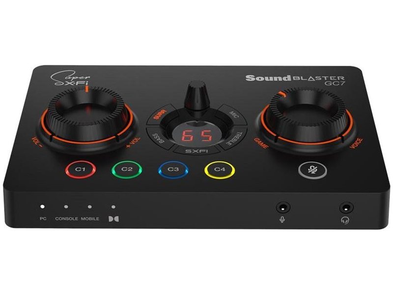Звуковая карта Creative USB Sound BlasterX GC7 (Super X-Fi Ultra DSP) 7.1 Ret