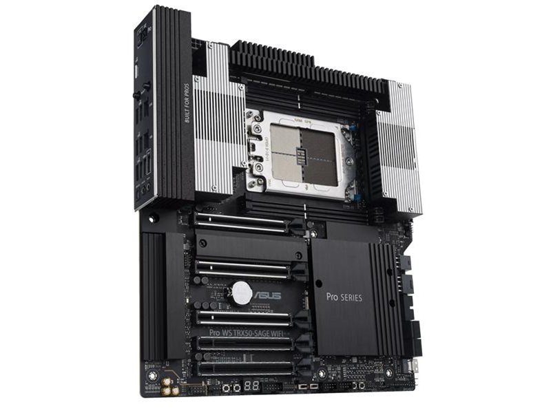 Материнская плата ASUS PRO WS TRX50-SAGE WIFI, AMD TRX50, 4*DDR5, 4*SATA, 3*M.2, 6*USB 3.2, 2*USB 2.0,Type-C, 5*PCIx16, CEB; 90MB1FZ0-M0EAY0