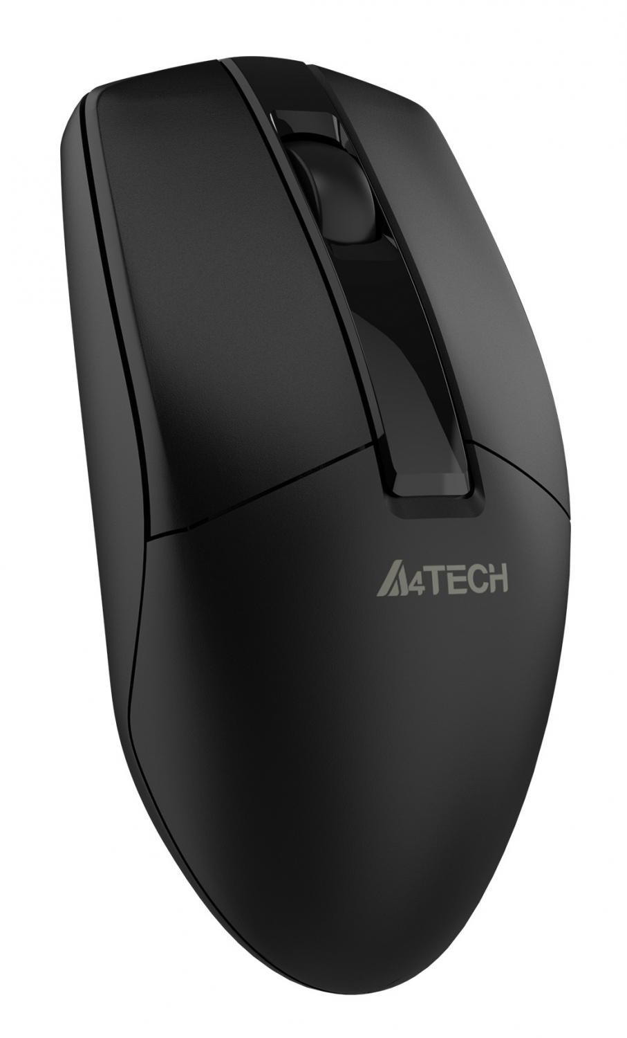 Мышь A4Tech G3-330NS черный оптическая 1200dpi silent беспров. USB 3but