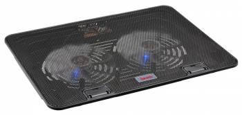 Подставка для ноутбука Buro BU-LCP156-B214H 15.6" 355x255x30мм 2xUSB 2x 140ммFAN 900г металлическая сетка/пластик черный