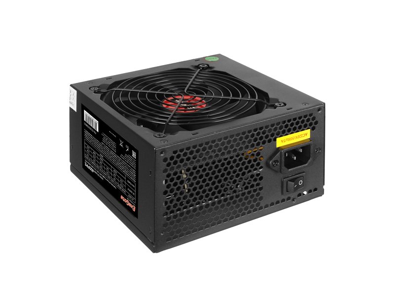 Exegate EX260638RUS-PC Блок питания 400W ExeGate 400PPE (ATX, APFC, PC, КПД 80% (80 PLUS), 12cm fan, 24pin, (4+4)pin, PCIe, 5xSATA, 3xIDE, black, кабель 220V в комплекте)