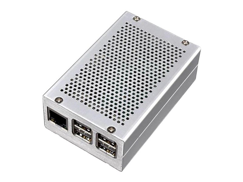 Корпус ACD RA193  Heat Dispersion Metal Aluminium Alloy Case for Raspberry Pi 3, Silver