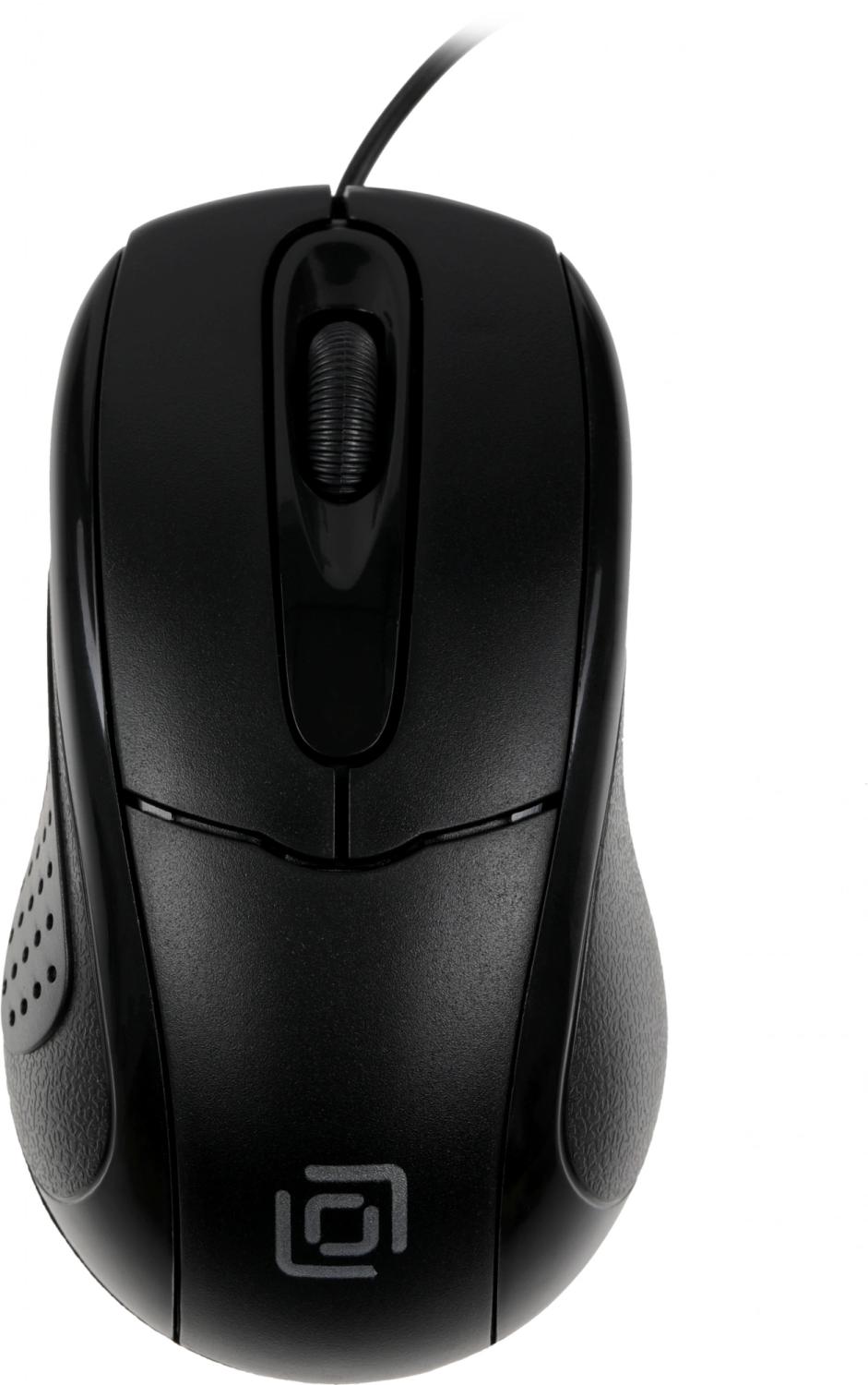 Мышь Оклик 305M черный оптическая 1000dpi USB 3but (412850)