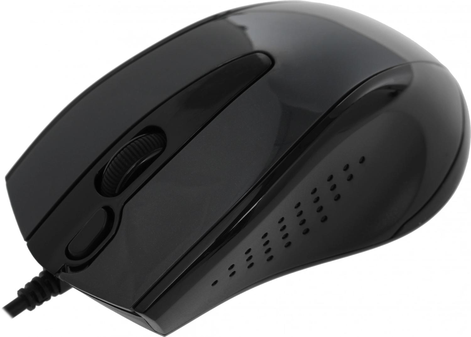 Мышь A4Tech V-Track Padless N-500FS черный оптическая 1200dpi silent USB 3but