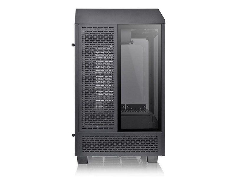 Корпус Thermaltake The Tower 100 CA-1R3-00S1WN-00 /Black/Win/SPCC/Tempered Glass*3 (525756)
