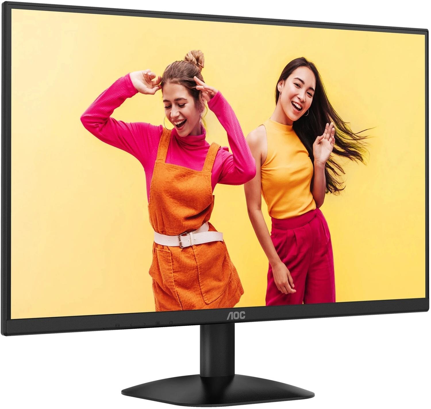 Монитор AOC 23.8" Value Line Q24B35 черный IPS LED 4ms 16:9 HDMI матовая 250cd 178гр/178гр 2560x1440 120Hz DP Quad HD 2K (1440p) 2.54кг
