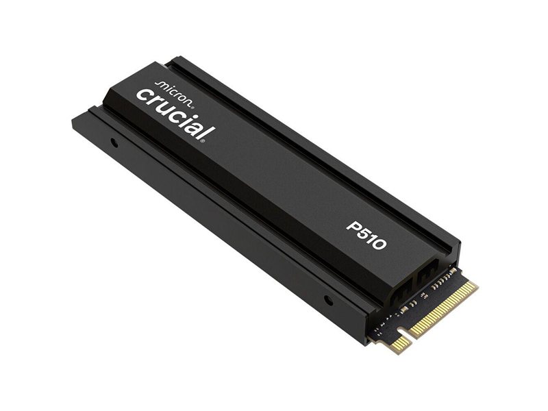 Твердотельный накопитель Crucial P510 1TB PCIe Gen5 NVMe 2280 M.2 SSD with heatsink CT1000P510SSD5
