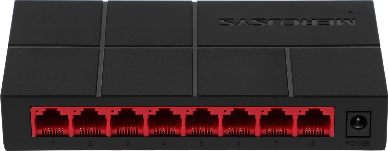 Коммутатор Mercusys MS108G (L2) 8x1Гбит/с неуправляемый