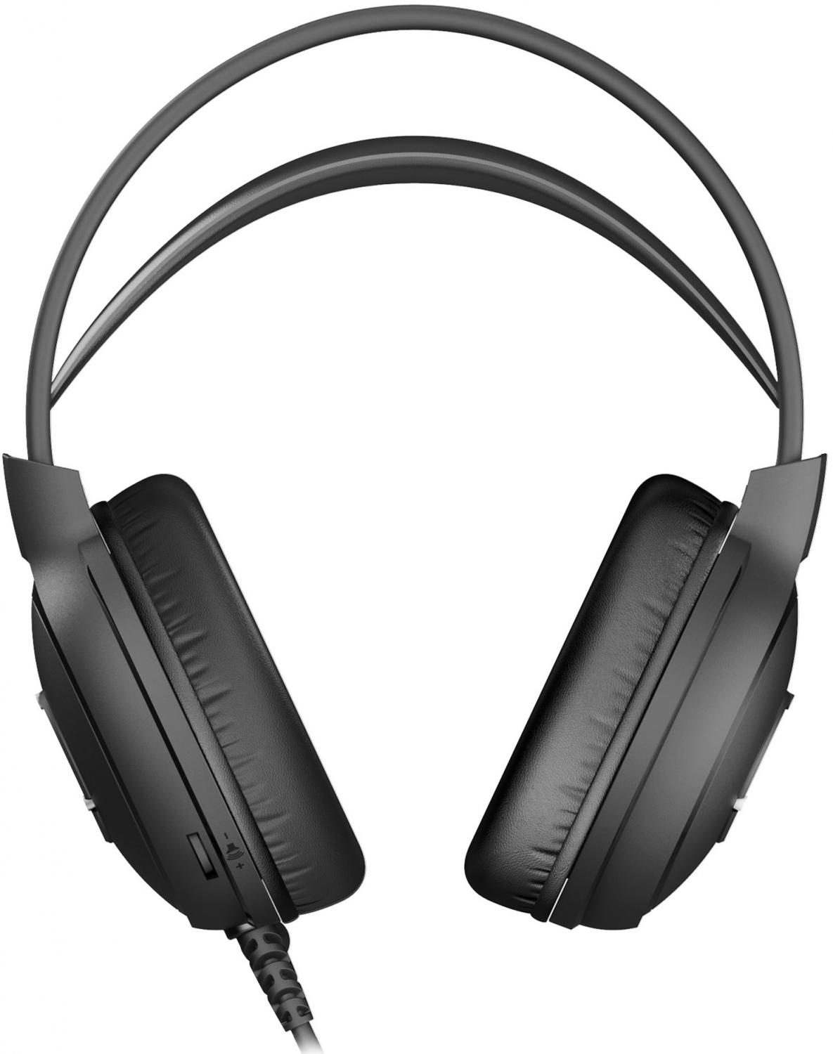 Наушники с микрофоном A4Tech Fstyler FH300U черный 2м мониторные USB оголовье (FH300U BLACK)