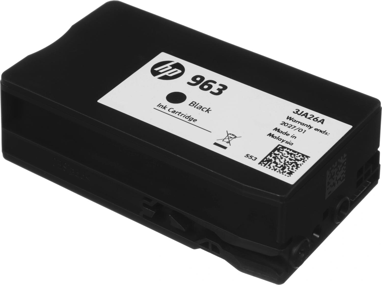 Картридж струйный HP 963 3JA26AE черный (1000стр.) для HP OfficeJet Pro 901x/902x HP