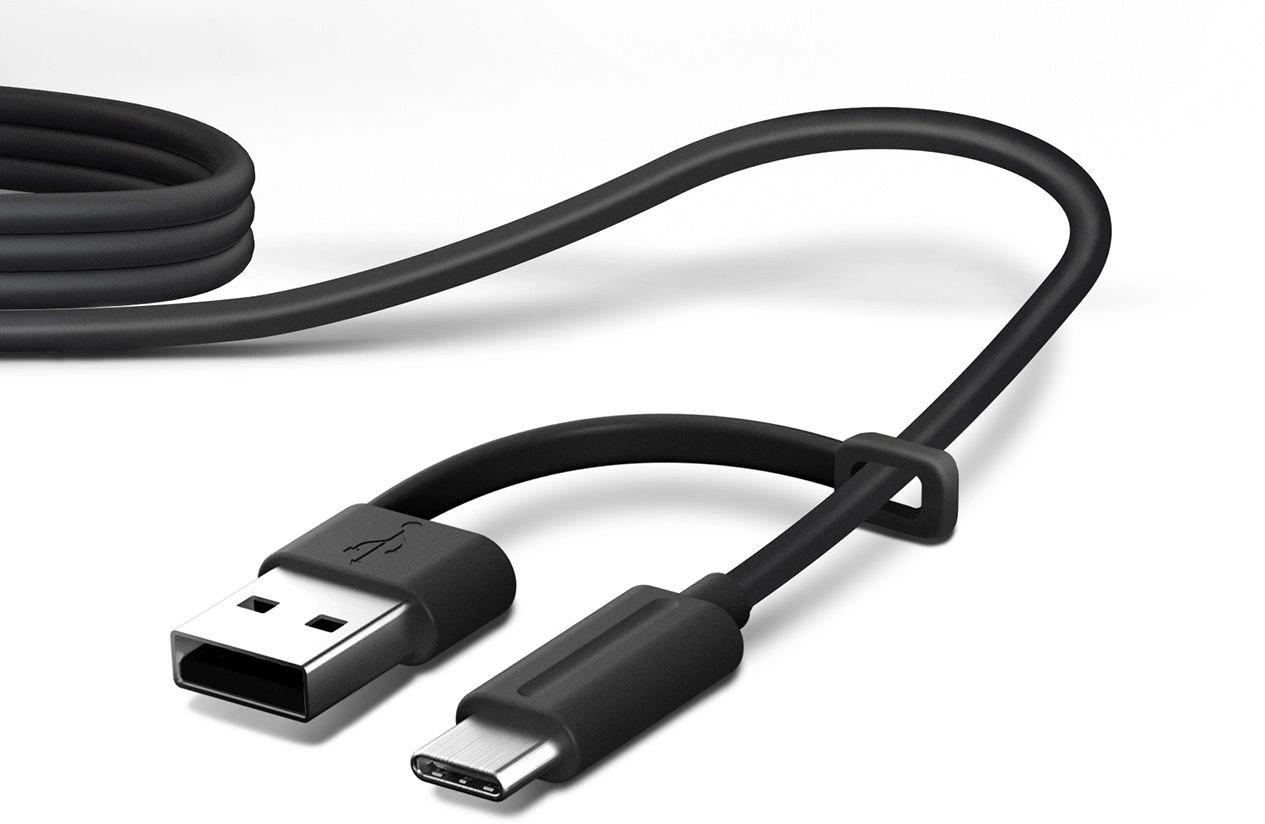 Наушники с микрофоном Jabra Evolve2 40 SE USB-C/A черный 1.5м накладные USB оголовье (24189-999-799)