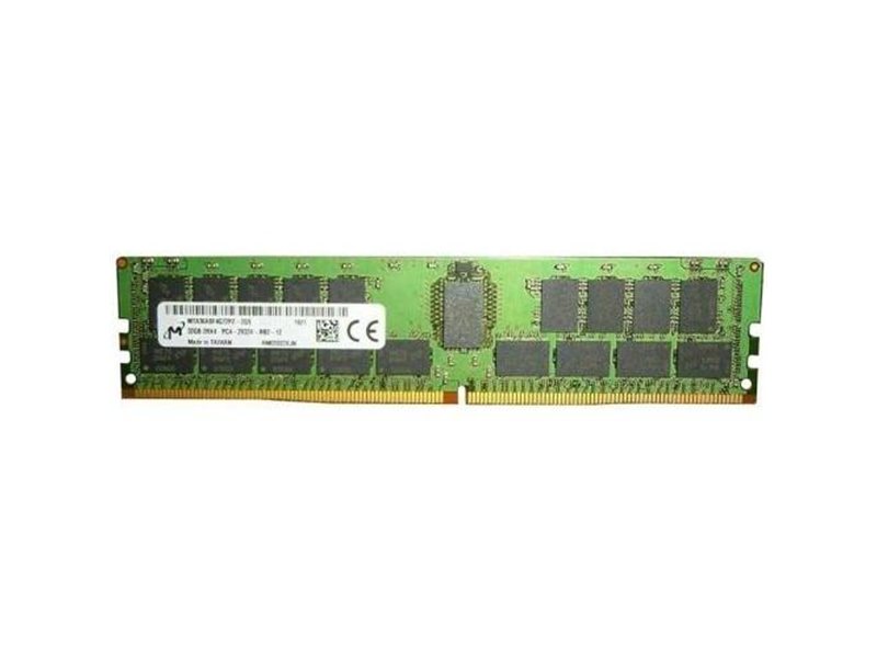 Оперативная память Micron DDR4 RDIMM 32GB 2Rx4 2933 MHz ECC Registered MTA36ASF4G72PZ-2G9 (Analog Crucial CT32G4RFD4293), 1 year