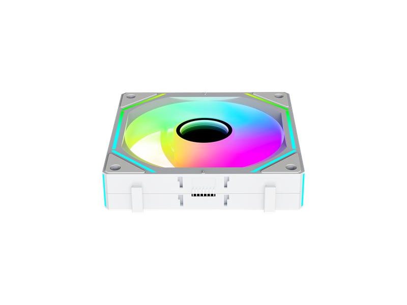 Вентилятор для корпуса Ocypus Gamma F12 UNI WH ARGB 3 IN 1, 3x120x120x25mm, 4-PIN PWM, 800-1800 RPM, 31 DBA MAX, HYDRO BEARING
