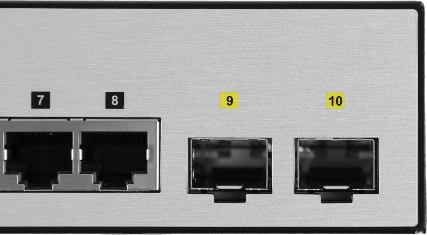 Коммутатор D-Link DGS-1210-10MP/F3A (L2) 8x1Гбит/с 2SFP 8PoE 130W настраиваемый