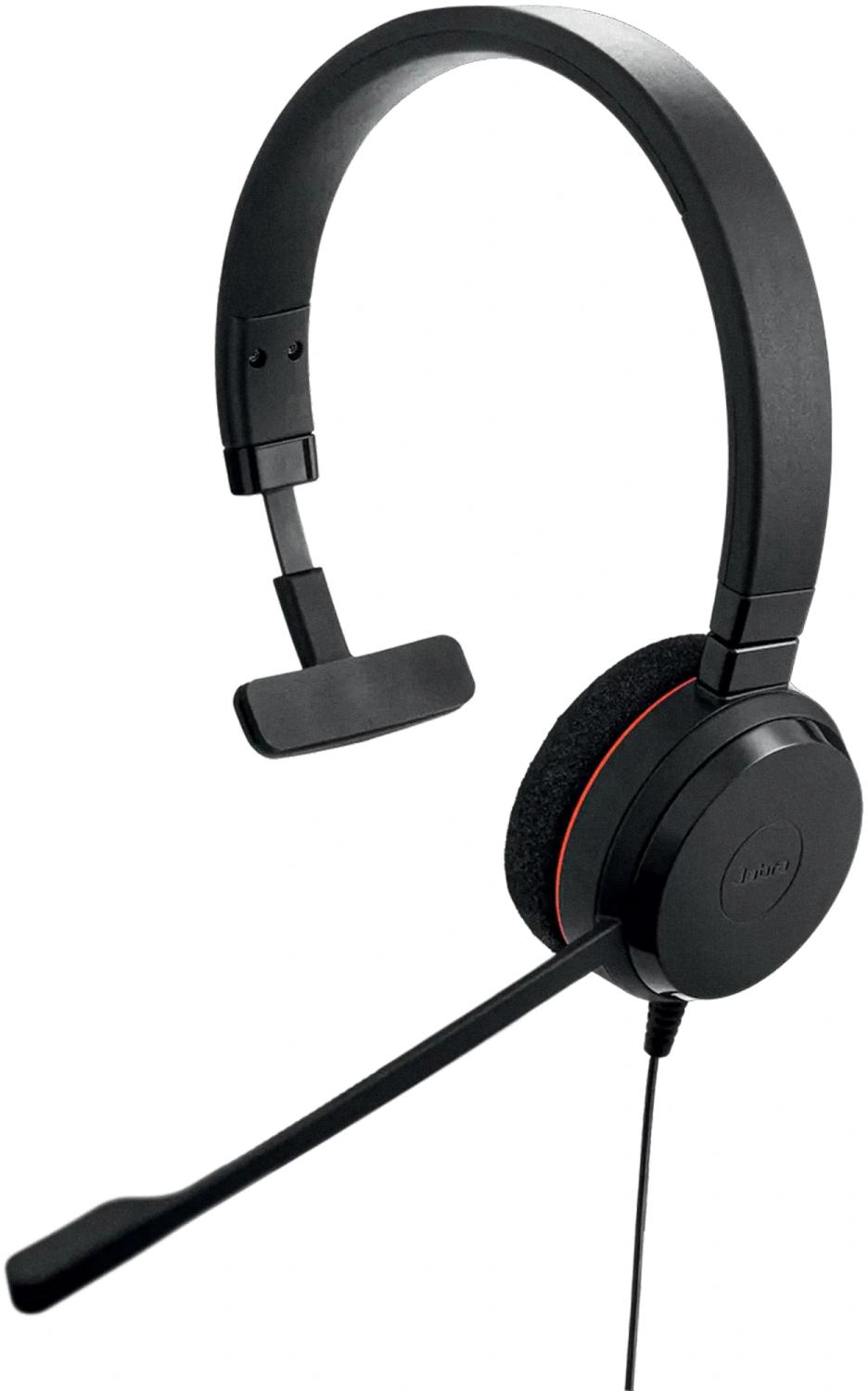 Наушники с микрофоном Jabra Evolve 20 черный накладные USB оголовье (4993-823-169)