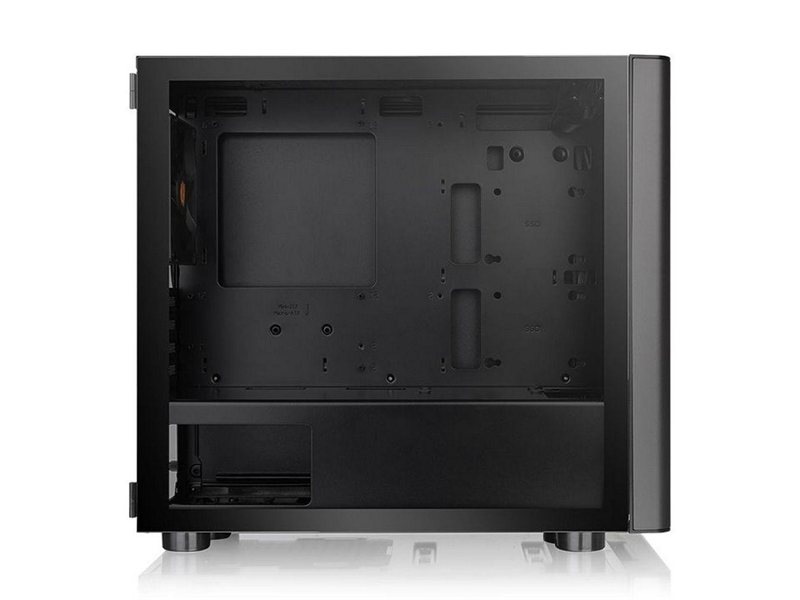 Корпус Thermaltake V150 TG CA-1R1-00S1WN-00 Black/Win/SPCC/Tempered Glass*2/ 120mm Standard Fan*1 (525701)