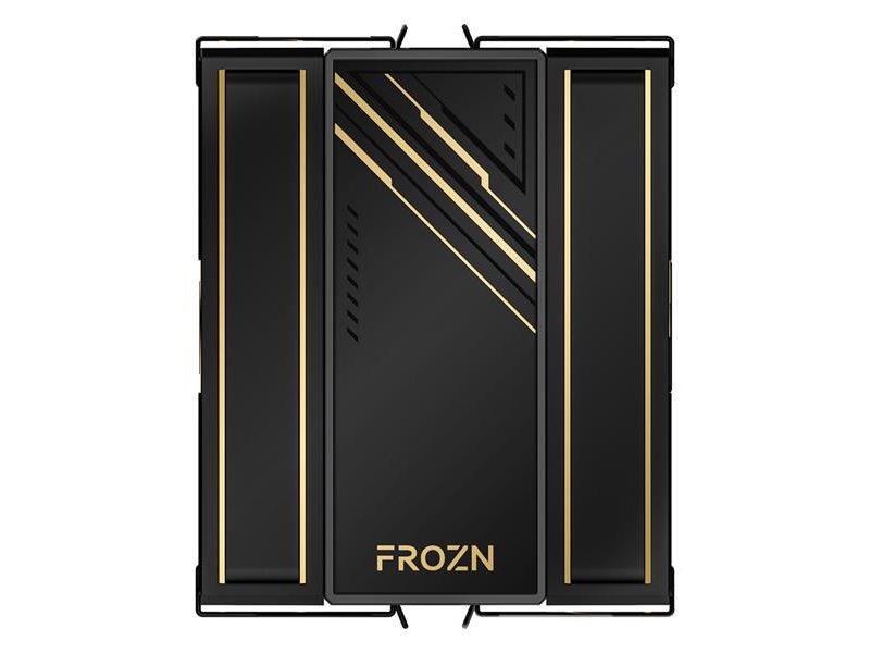 Кулер для процессора ID-COOLING FROZN A410 GDL LGA1700/1200/115X/AM5/AM4 (10шт/кор, TDP 220W, PWM, 4 тепл.трубки прямого контакта, FAN 120mm, черно-золотой) RET