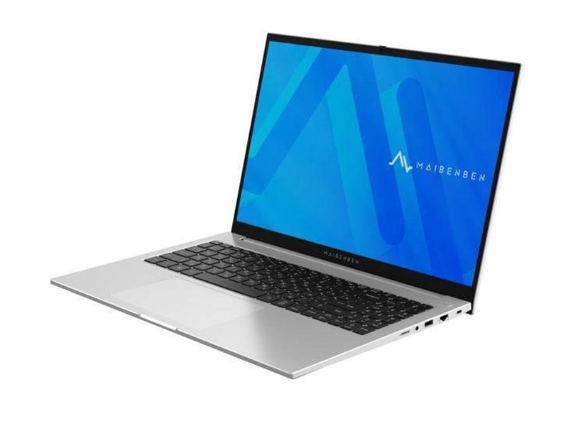 Ноутбук/ Maibenben M16B-R574UM 16"(1920x1200 IPS (60Hz))/AMD Ryzen 5 7430U(2.3Ghz)/16384Mb/512PCISSDGb/Int:AMD Radeon/Cam/BT/WiFi/55WHr/war 1y/1.89kg/Silver/Linux + Screen 60Hz, 16GB DDR4 ,2SODIMM