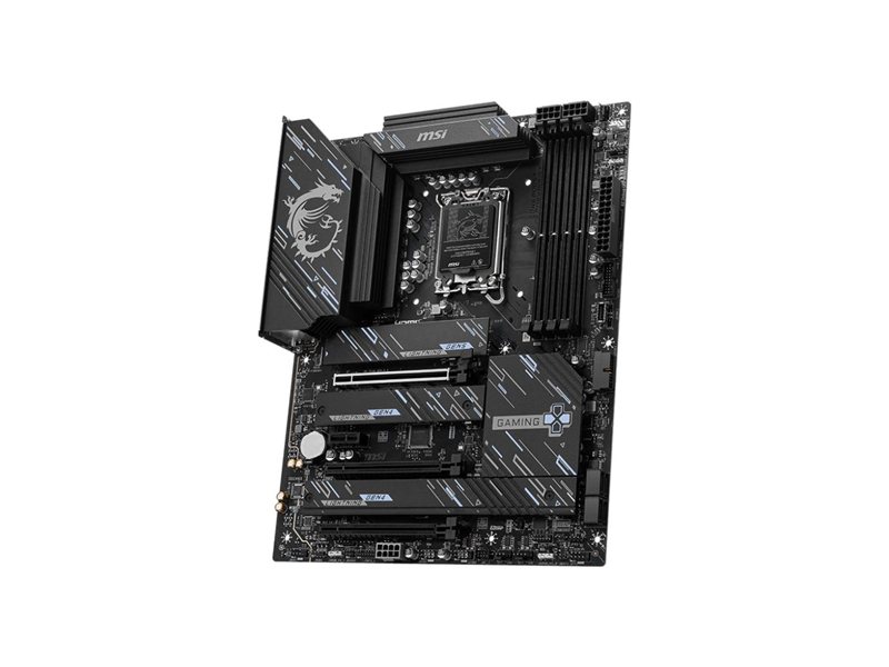 Материнская плата MSI Z890 GAMING PLUS WIFI Soc-1851 Intel Z890 4xDDR5 ATX AC`97 8ch(7.1) 5Gigabit RAID+HDMI+DP