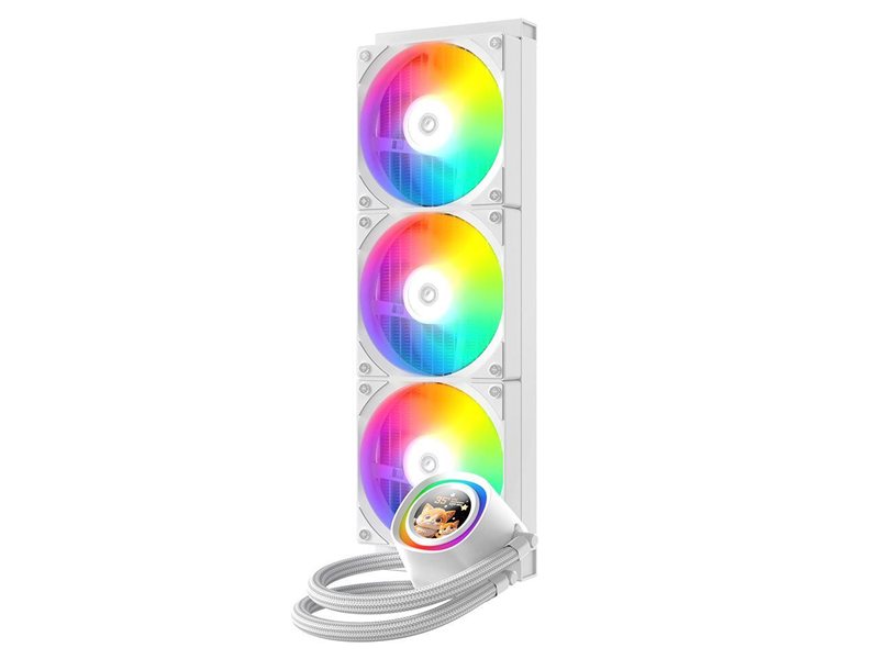 Вентилятор ID-Cooling FX360 LCD WHITE LCD SCREEN 350W/ all Intel/AMD