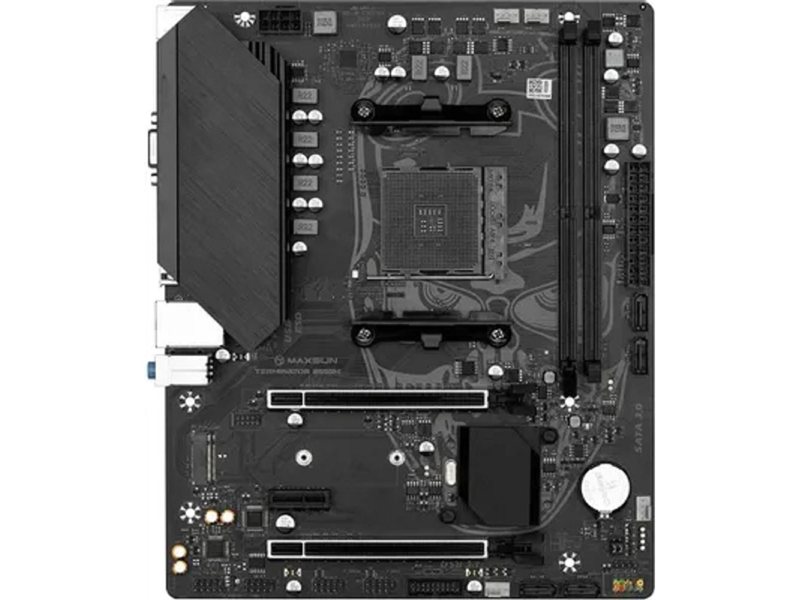 MAXSUN MS-Terminator B550M (Socket AM4, mATX, 2*DDR4, VGA/HDMI, 4*SATA3, 1*M.2, 1*PCIEx16/1*PCIEx4/1*PCIEx1, 4*USB 2.0, 2*USB 3.2 Gen1, LAN 1*1G, RTL)