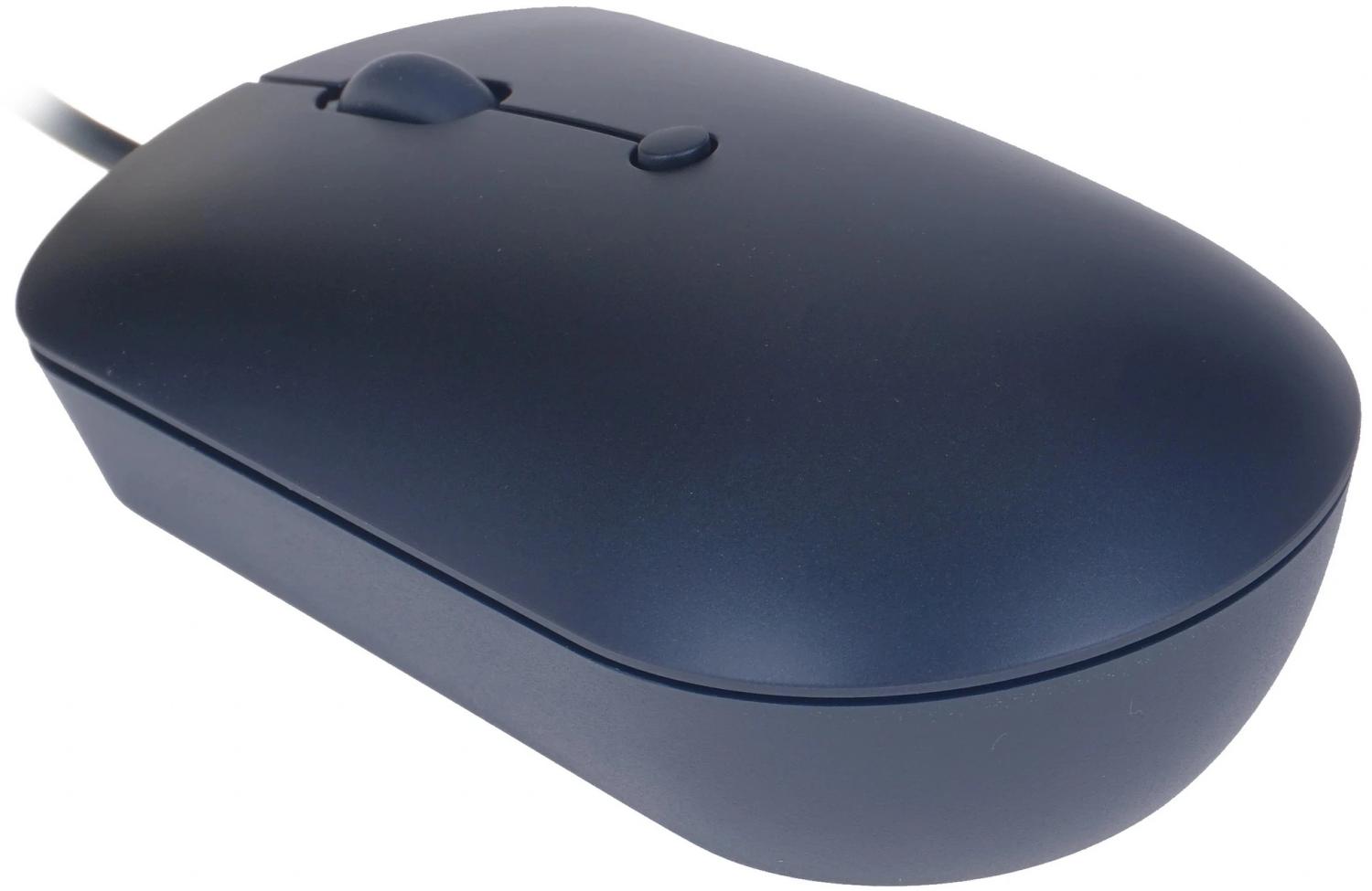 Мышь Lenovo 540 синий оптическая 2400dpi USB 3but (GY51D20878)