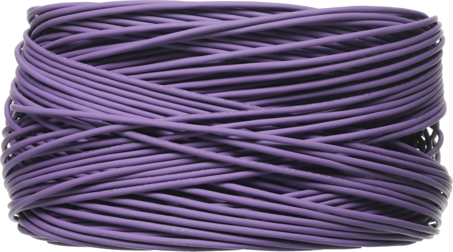Кабель информационный ITK LC1-C5E04-126 кат.5E UTP 4 пары 24AWG LSZH внутренний 305м фиолетовый