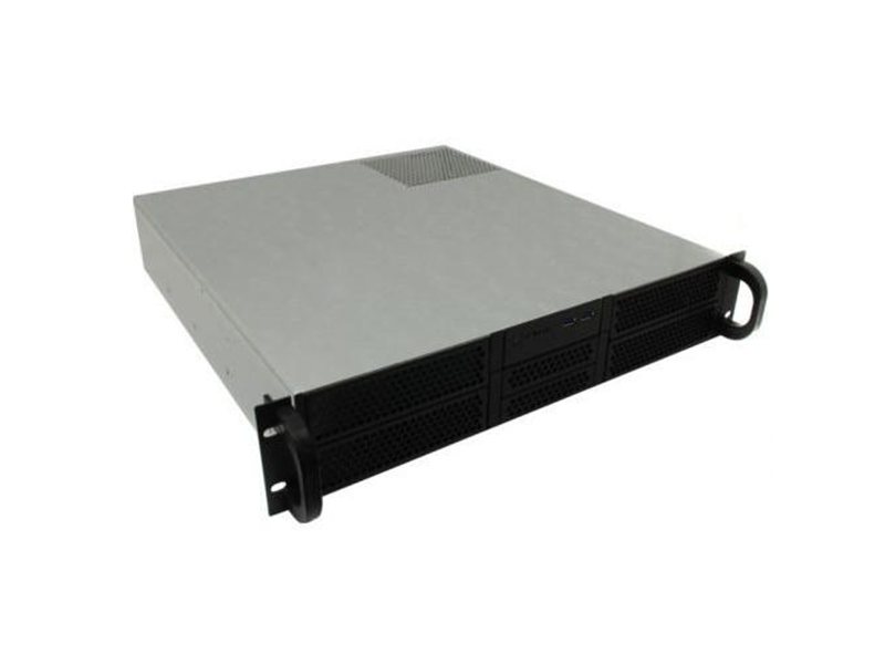 Procase RE204-D4H2-A-45 Корпус 2U server case,4x5.25+2HDD,черный,без блока питания(2U,2U-redundant),глубина 450мм,ATX 12"x9.6"