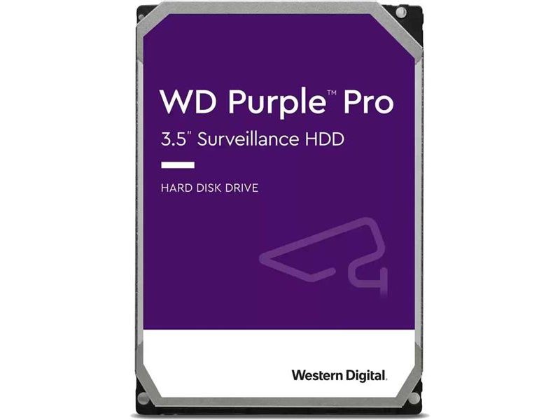 Жесткий диск Western Digital Purple Pro HDD 3.5" SATA 18Tb, 7200 rpm, 512MB buffer (DV&NVR + AI), WD181PURP, 1 year
