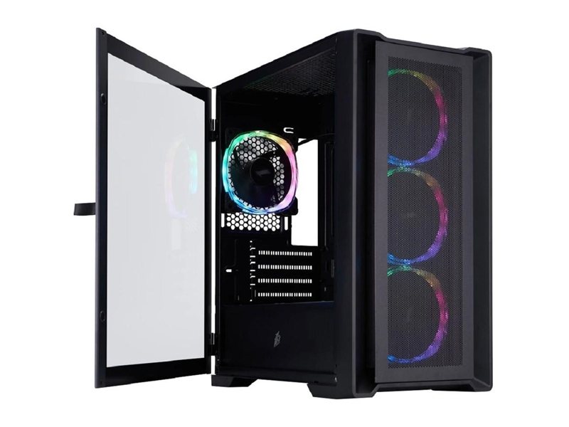 1STPLAYER TRILOBITE T4 MESH ARGB Black / mATX / 4x120mm ARGB fans / T4-BK-4FS7