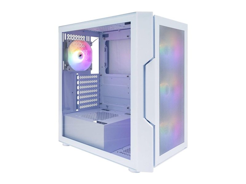 1STPLAYER TRILOBITE T7-P White / ATX / 4x120mm LED fans / T7-P-WH-4F1-W