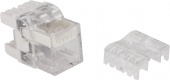 Модуль Lanmaster LAN-OKI45U5E/180 информ. Keystone RJ45 кат.5E UTP бел.