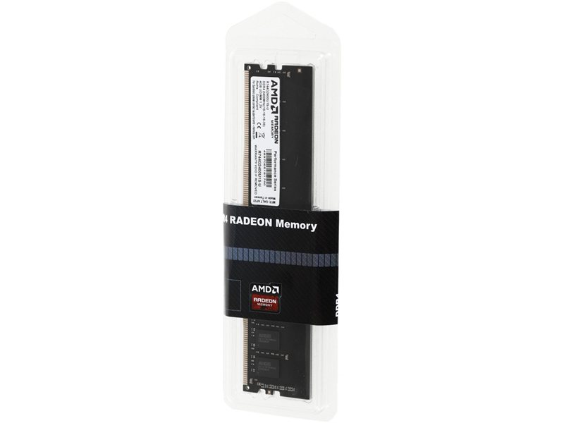 Память DDR4 4Gb 2400MHz AMD R744G2400U1S-U Radeon R7 Performance Series RTL PC4-19200 CL16 DIMM 288-pin 1.2В Ret