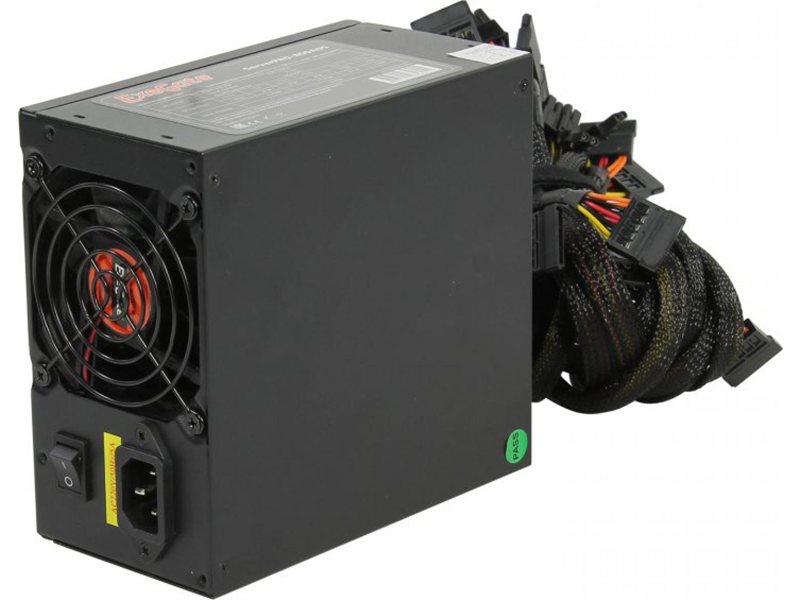 Серверный БП 800W ExeGate ServerPRO-800ADS (ATX, APFC, КПД 82% (80 PLUS), 2x8cm fans, 24pin, 2x(4+4)pin, 2xPCI-E, 10xSATA, 5xIDE, black)