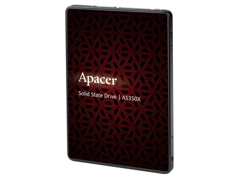 Твердотельный накопитель Apacer SSD PANTHER AS350X 256Gb SATA 2.5" 7mm, R560/W540 Mb/s, 3D NAND, IOPS 81K/74K, MTBF 1,5M, 180TBW, Retail, 3 years (AP256GAS350XR-1)