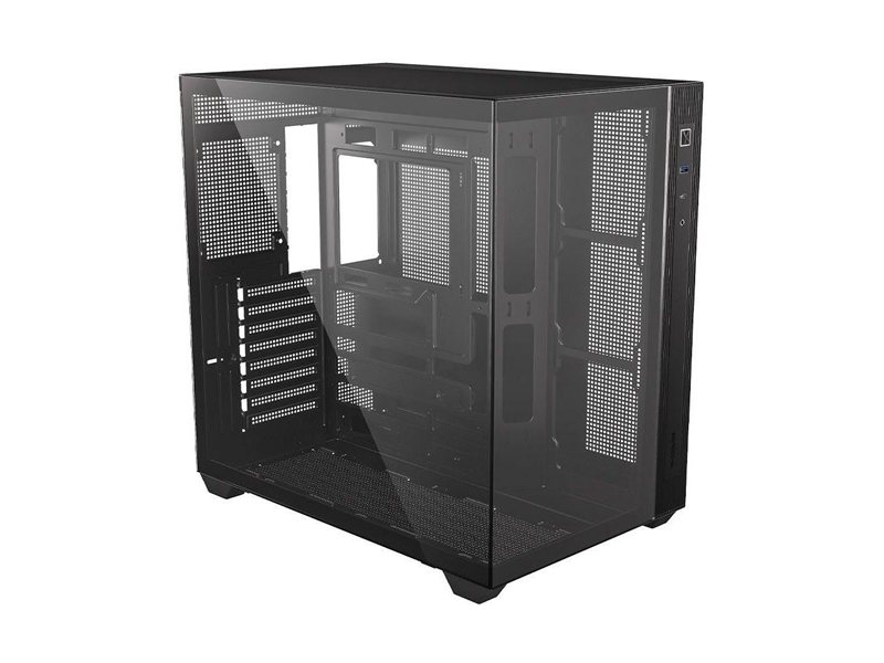 Case ID-Cooling VIEW 510 Black ATX/ win TG/ no fan/ Gen2 Type C/ CPU 162mm/ GPU 407mm/ no PSU