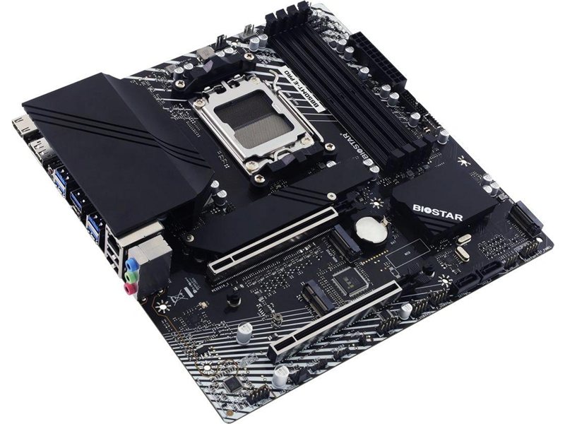 Материнская плата Biostar B850MT-E Pro Socket AM5 AMD B850 4xDDR5 mATX AC`97 8ch(7.1) 2.5Gg RAID+HDMI+DP